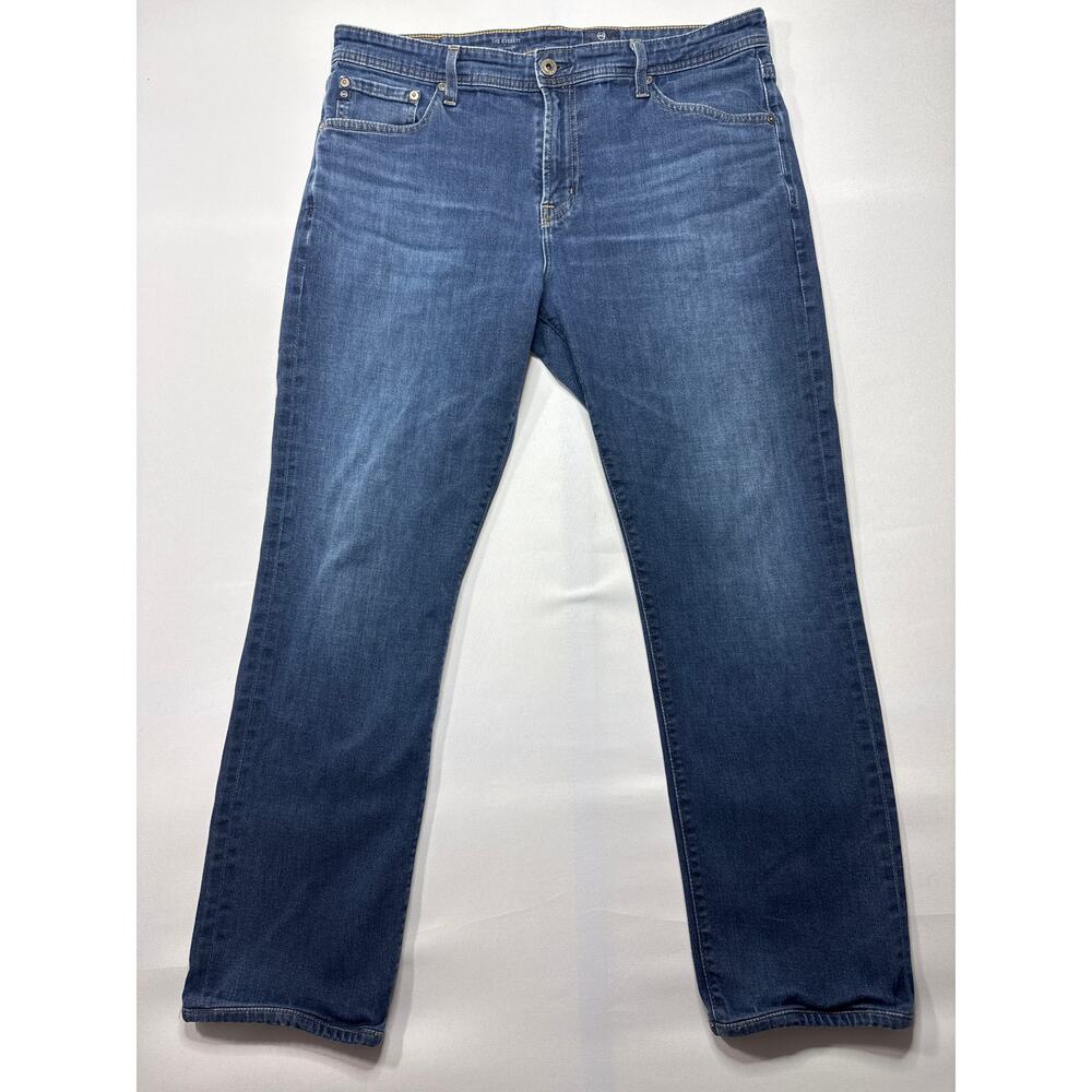 Adriano Goldschmied Men's The Everett Slim Straight Leg Blue Jeans 36x32 (36x28)